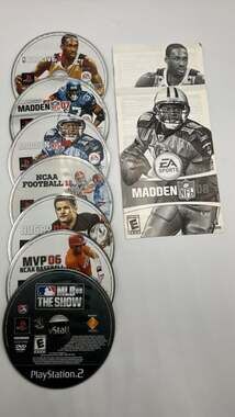 Lot of 7 EA Sports PlayStation 2 Games